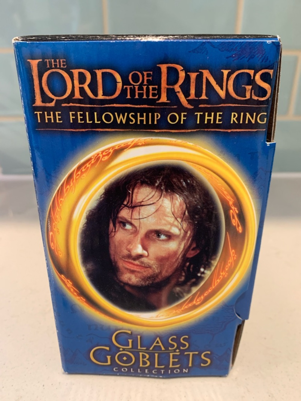 The Lord of the Rings Fellowship of the Ring Glass Goblets Collection